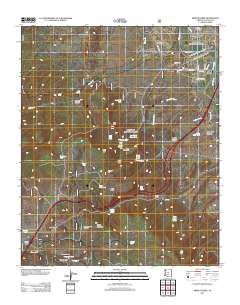 Middle Verde 2012 topographic map thumbnail