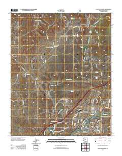 Lake Montezuma 2011 topographic map thumbnail