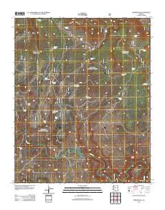 Perkinsville 2012 topographic map thumbnail