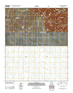 Montezuma Pass 2012 topographic map thumbnail