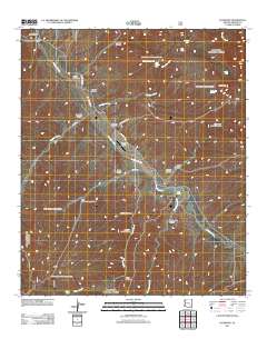 Klondyke 2011 topographic map thumbnail