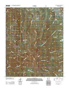 Mount Baldy 2011 topographic map thumbnail