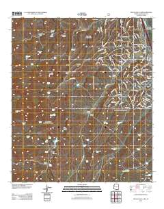 Pena Blanca Lake 2012 topographic map thumbnail