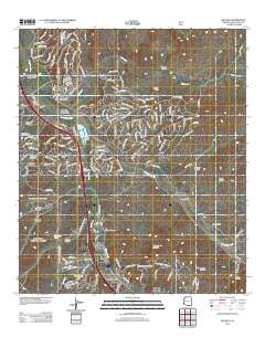 Rio Rico 2012 topographic map thumbnail