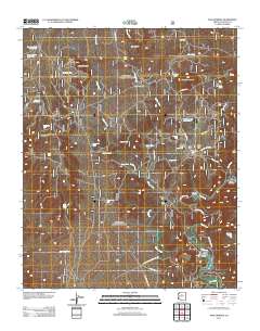 Page Springs 2011 topographic map thumbnail