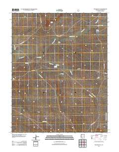 Muggins Flat 2012 topographic map thumbnail