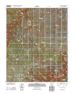 Quayle Hill 2011 topographic map thumbnail