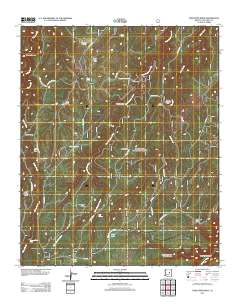 Porcupine Ridge 2011 topographic map thumbnail