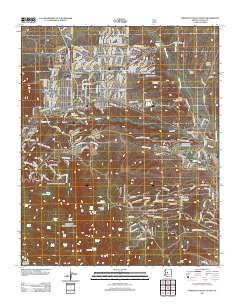 Prescott Valley South 2012 topographic map thumbnail