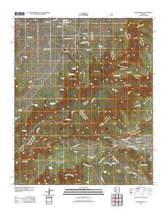 Strawberry 2011 topographic map thumbnail