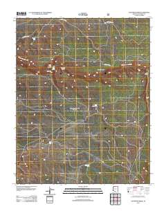 Toothpick Ridge 2012 topographic map thumbnail