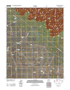 Piute Point 2012 topographic map thumbnail