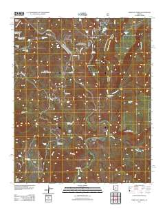 Verde Hot Springs 2012 topographic map thumbnail