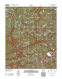 Stoneman Lake 2011 topographic map thumbnail