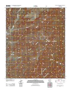 Willow Spring Canyon 2011 topographic map thumbnail