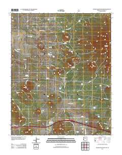 Sitgreaves Mountain 2012 topographic map thumbnail