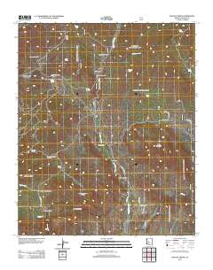 Walnut Grove 2012 topographic map thumbnail