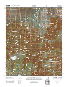 Eagar 2011 topographic map thumbnail