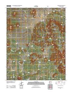 Moritz Ridge 2012 topographic map thumbnail