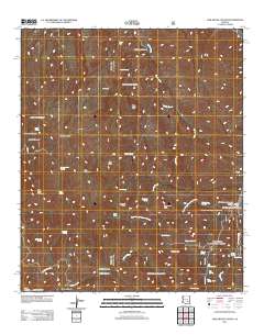 Oak Grove Canyon 2011 topographic map thumbnail