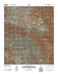 Pedregosa Mountains West 2012 topographic map thumbnail