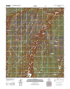 Chevelon Crossing 2011 topographic map thumbnail