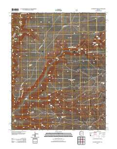 Gunsight Point 2012 topographic map thumbnail