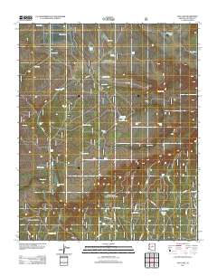 Hay Lake 2011 topographic map thumbnail