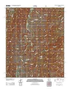 Wet Bottom Mesa 2011 topographic map thumbnail
