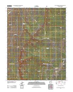 Buck Pasture Canyon 2012 topographic map thumbnail