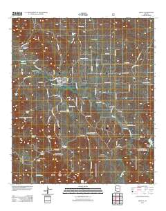 Arivaca 2012 topographic map thumbnail