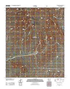 Adams Mesa 2011 topographic map thumbnail