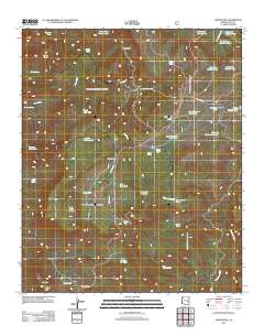 Chrysotile 2011 topographic map thumbnail