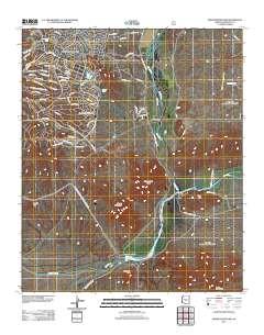 Granite Reef Dam 2011 topographic map thumbnail