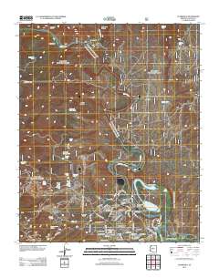 Clarkdale 2012 topographic map thumbnail