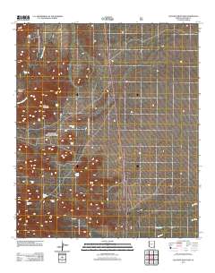 Gillespie Mountain 2011 topographic map thumbnail