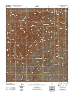 Haystack Butte 2011 topographic map thumbnail