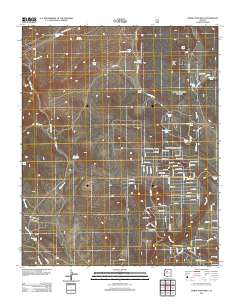 Horse Trap Mesa 2012 topographic map thumbnail