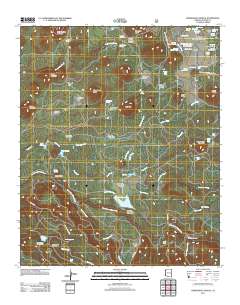 Horseshoe Cienega 2011 topographic map thumbnail