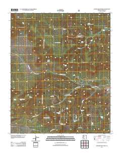 Juniper Mountains 2012 topographic map thumbnail