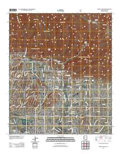 Sabino Canyon 2011 topographic map thumbnail