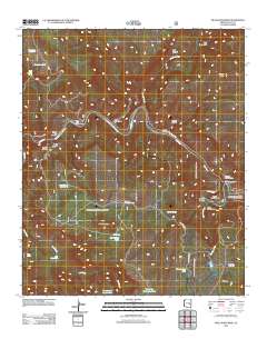 Mule Hoof Bend 2011 topographic map thumbnail
