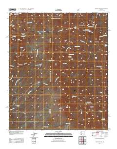 Rhodes Peak 2011 topographic map thumbnail