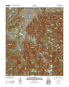 Nutrioso 2011 topographic map thumbnail