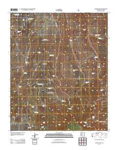 Munds Draw 2012 topographic map thumbnail