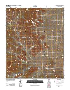 Red Mountain 2012 topographic map thumbnail