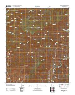 Mitchell Peak 2011 topographic map thumbnail
