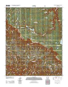 Woods Canyon 2011 topographic map thumbnail