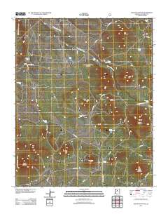 Cedar Mountain 2012 topographic map thumbnail
