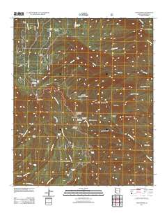 Strayhorse 2011 topographic map thumbnail